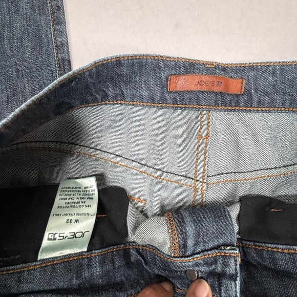Joe's Jeans Slouched Straight Ankle Fit Jeans Men's 32 33X31 Denim Whiskers‎ EUC - Picture 10 of 11